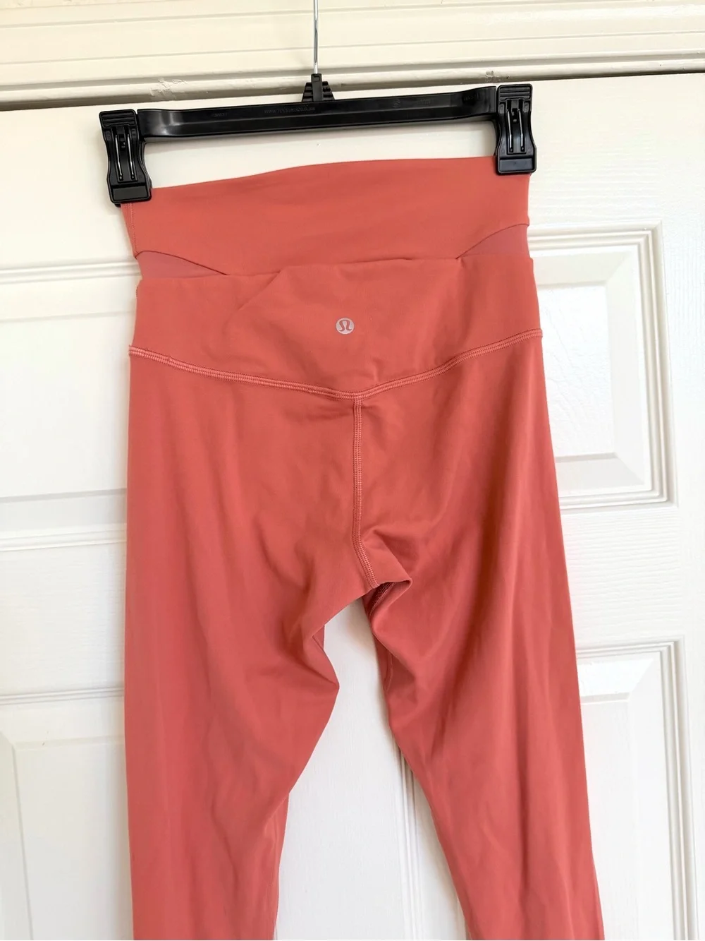 Lululemon Aligned Angles High Rise Yoga Leggings Pants Salmon Pink 4 LIKE NEW